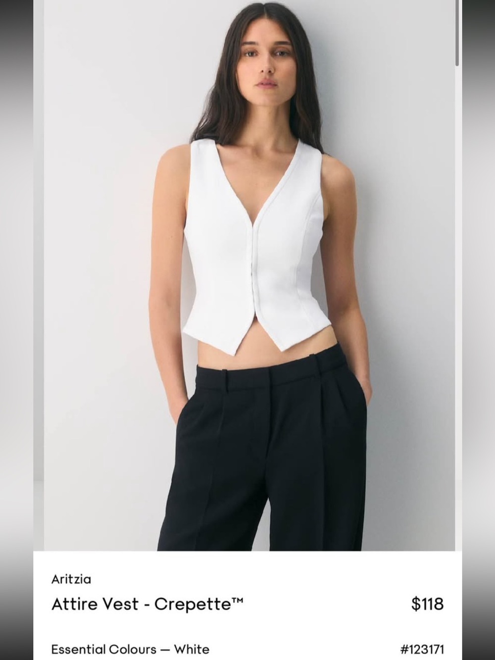 Attire Vest Aritzia